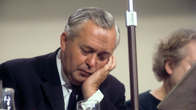 An aide claims the affair 'increased' Harold Wilson's morale. Pic: PA