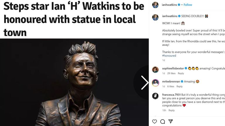 Ian &#39;H&#39; Watkins posted this on Instagram