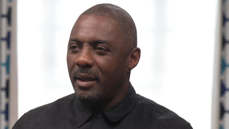 Idris Elba talks to Sky News about typecasting and how to avoid it