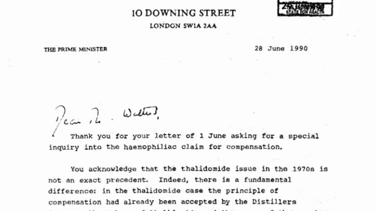Margaret Thatcher rejected calls for an inquiry in 1990