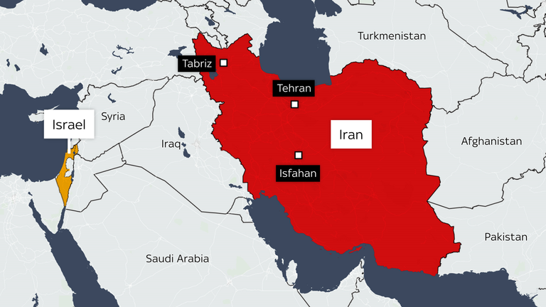 Israel launched a retaliatory strike against the Iranian city of Isfahan