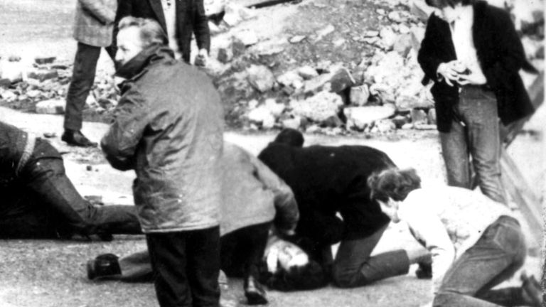 The day became known as Bloody Sunday. Pic: PA