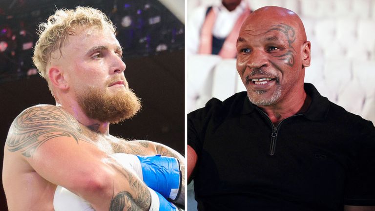 Mike Tyson v Jake Paul sanctioned as professional boxing match - and rules announced | Ents & Arts News | Sky News