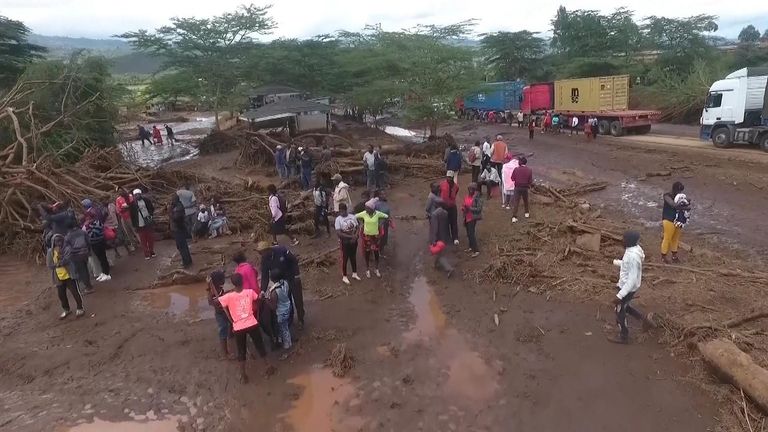 Dozens killed after dam collapses following ongoing rainfall