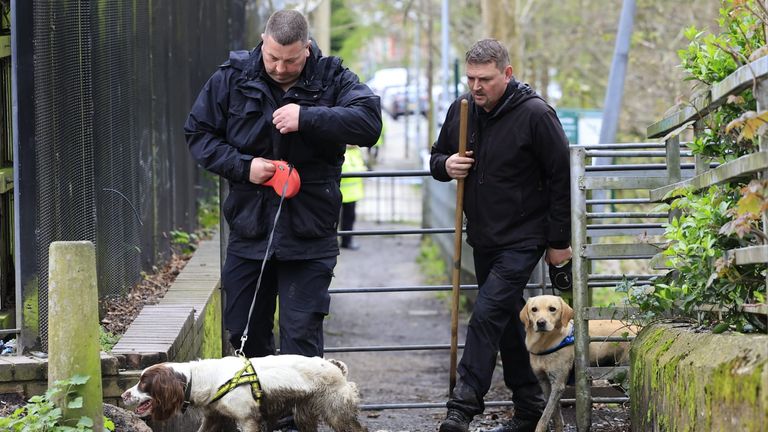 Kersal Wetlands search: Pic: GMP