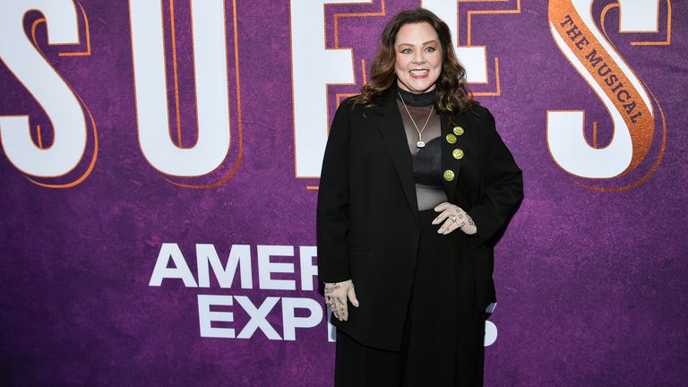 Melissa McCarthy at a Broadway premiere earlier this month. Pic: AP