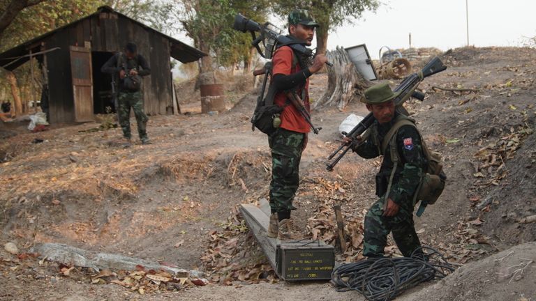 Resistance fighters claim they have taken key Myanmar border town from ...