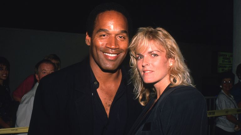 OJ Simpson and Nicole Brown
Pic:MediaPunch/AP