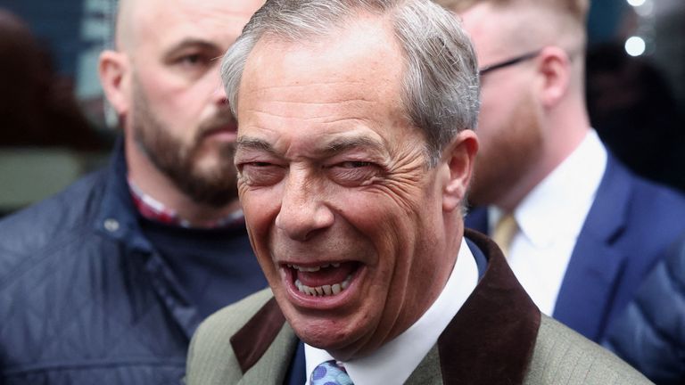 Nigel Farage
Pic: Reuters