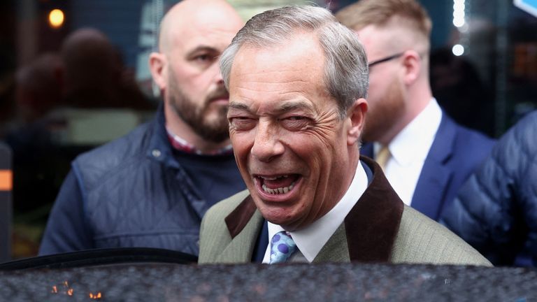 Nigel Farage
Pic: Reuters