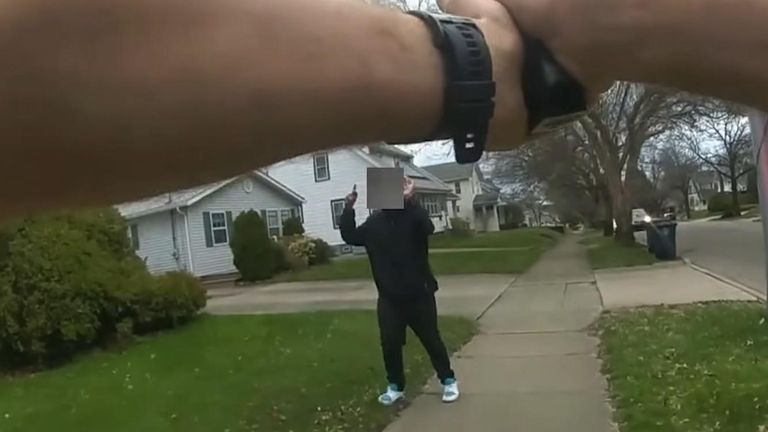 Police bodycam footage shows officer shooting 15-year-old boy who had ...