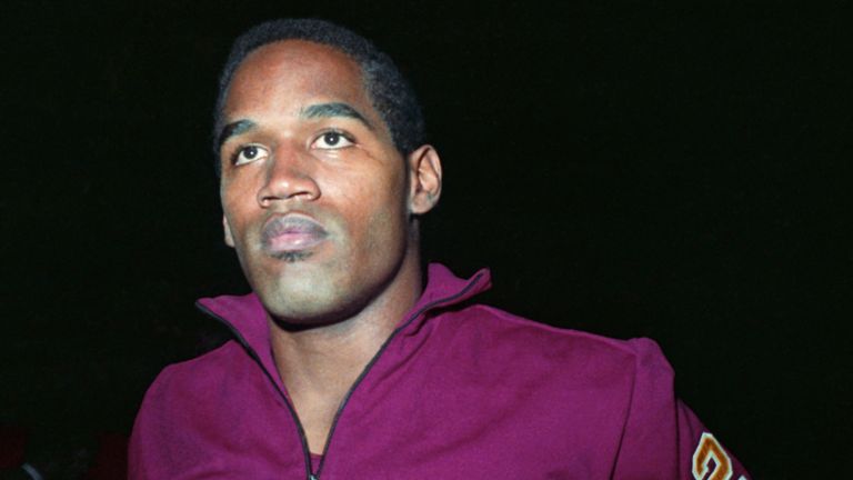 O.J. Simpson poses for a photo in 1968
Pic:AP