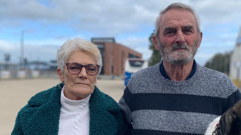 Pensioners Ena and Raymond Burke have lived on Arran for nearly 40 years.