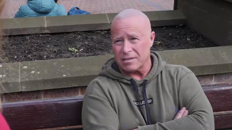 Pete, 62, said the UK should put supporting its homeless people on its streets before supporting asylum seekers