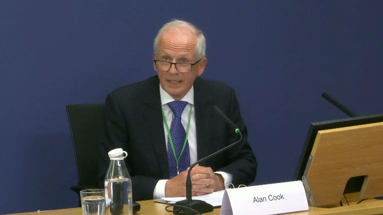 Former Managing Director, Post Office - Alan Cook