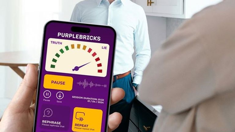 Purplebricks launched a "BS detector" app for April Fool&#39;s Day. Pic: Purplebricks