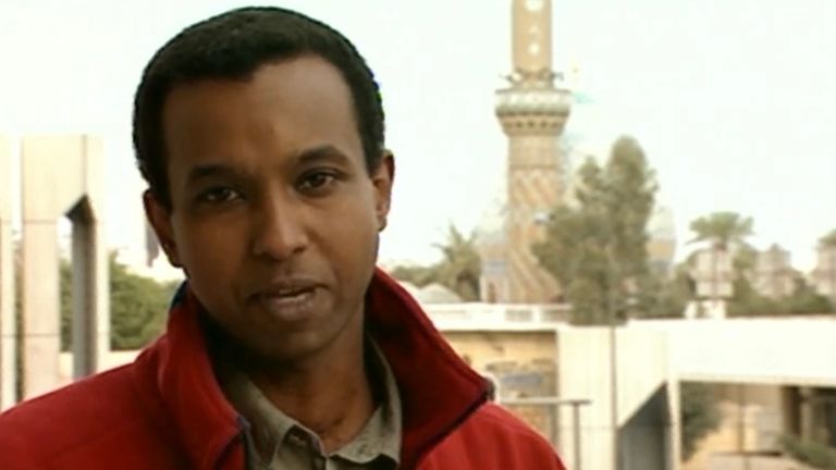In 2003 Rageh Omaar reported from Baghdad for the BBC