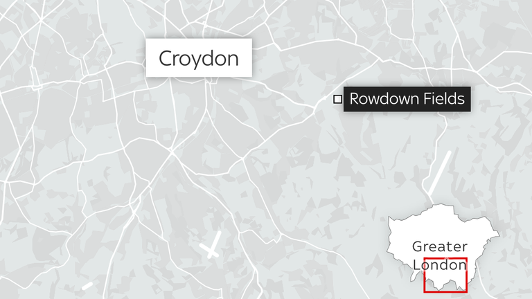 Rowdown Fields, New Addington, near Croydon. 