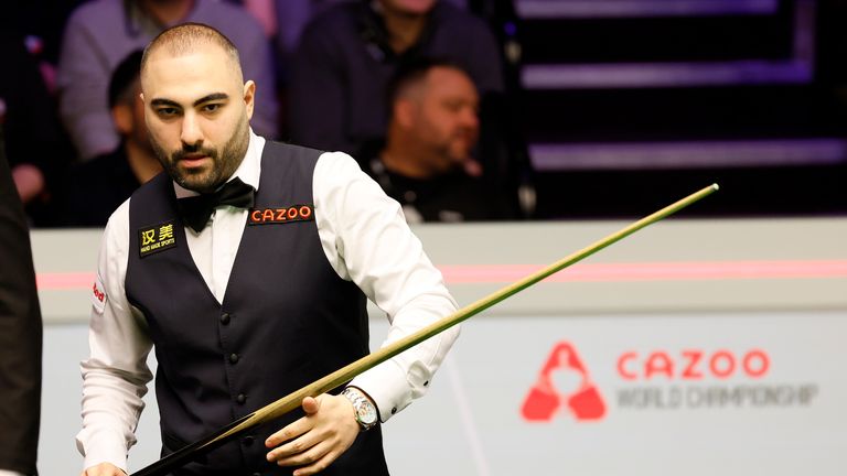 World Snooker Championship Hossein Vafaei says Crucible Theatre smells UK News Sky News