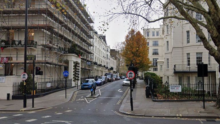 Looking towards Stanhope Place from Bayswater Road in Westminster, London. Pic: Google Maps