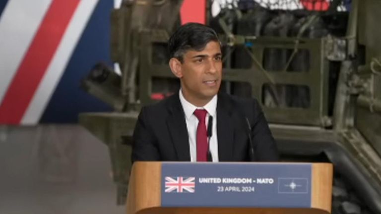 Sunak also stated that an additional £75 billion would be allocated to the UK's fighting forces.