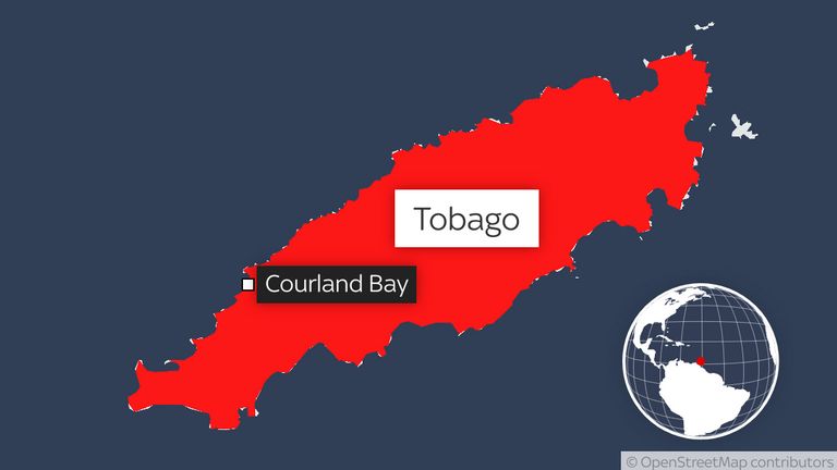 Courland Bay in Tobago