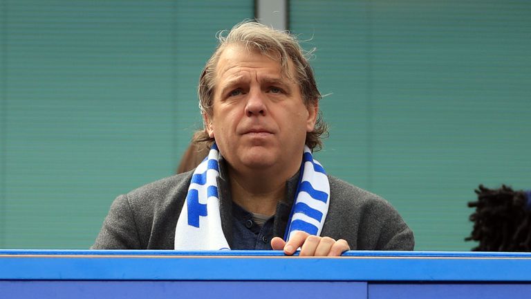 Chelsea owner Todd Boehly during the UEFA Women&#39;s Champions League semi-final first leg match at Stamford Bridge, London. Picture date: Saturday April 22, 2023.

