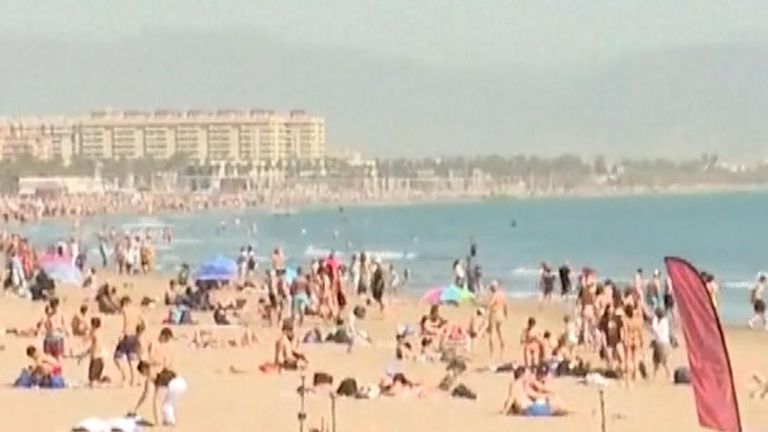 Spain is preparing for another day of summer heat in April.