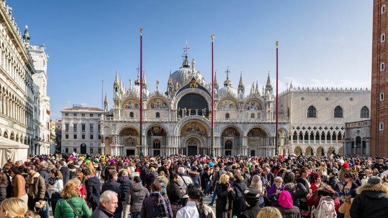 St Mark&#39;s Square in Venice is among the sights that can be very crowded. Pic: iStock
