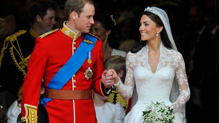 The wedding at Westminster Abbey made global headlines. Pic: Reuters