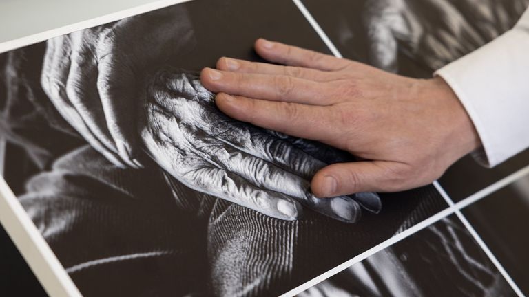 The World Unseen exhibition features photos paired with braille, elevated images and audio descriptions, as well as obscured versions of the photographs to show how they might be seen by those who are blind or visually impaired. Pic: World Unseen/Canon