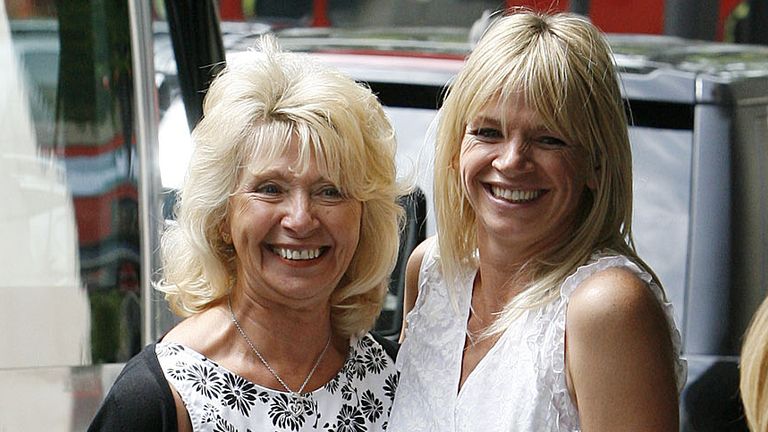 Pic: Shutterstock
Mandatory Credit: Photo by Shutterstock (1394487e).Zoe Ball and mother.Zoe Ball arriving at The Dorchester Hotel, London, Britain - 02 Aug 2011.Zoe Ball is treating her mother at the Dorchester Hotel for her birthday.