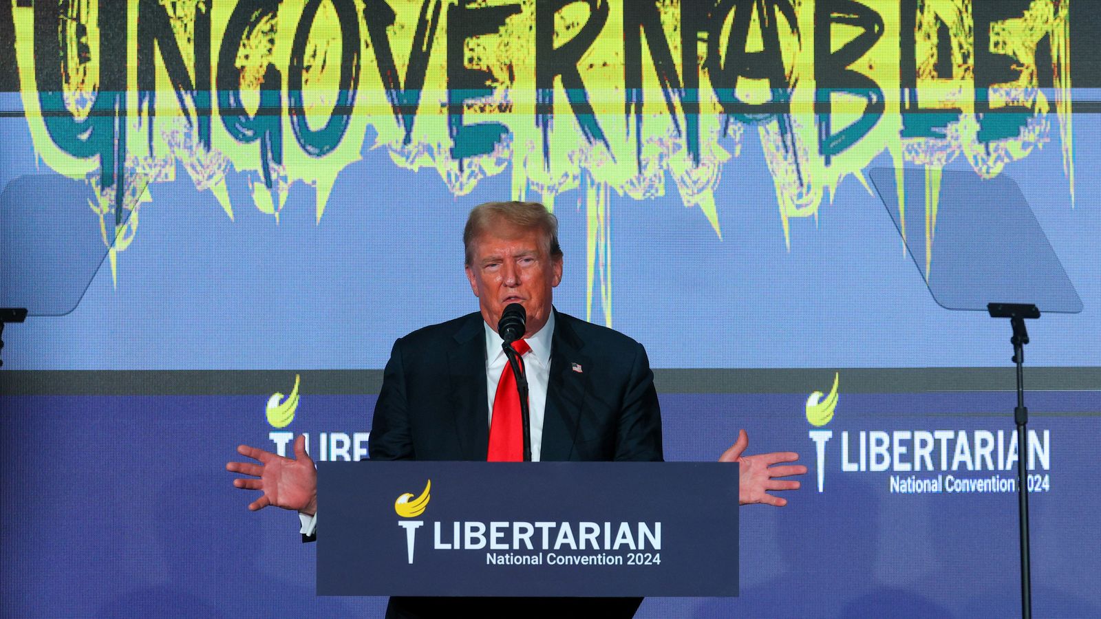 Donald Trump booed at Libertarian Party convention