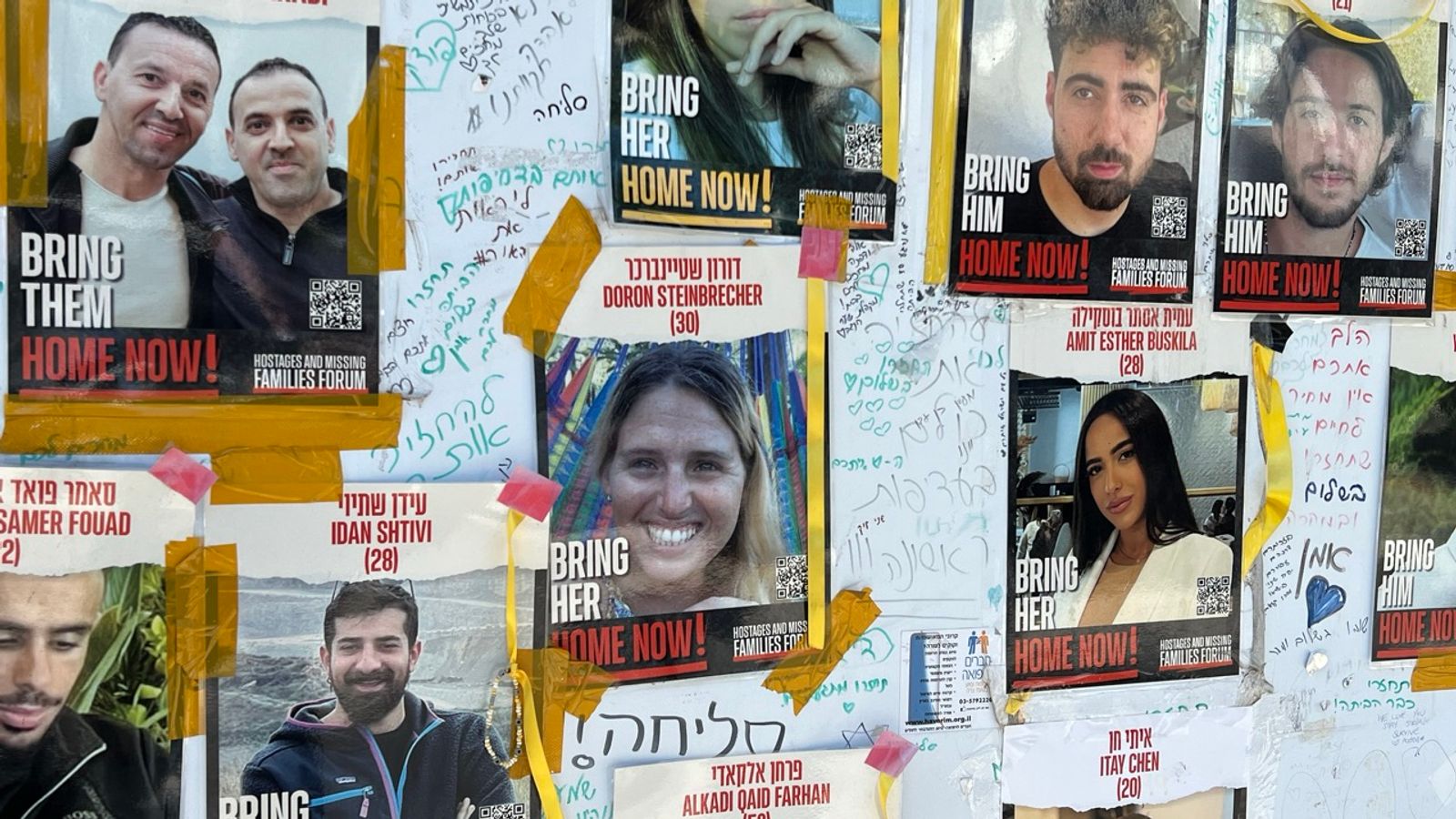 Israel-Hamas war: Hostages' families urge PM Benjamin Netanyahu to take a deal to get their loved ones home