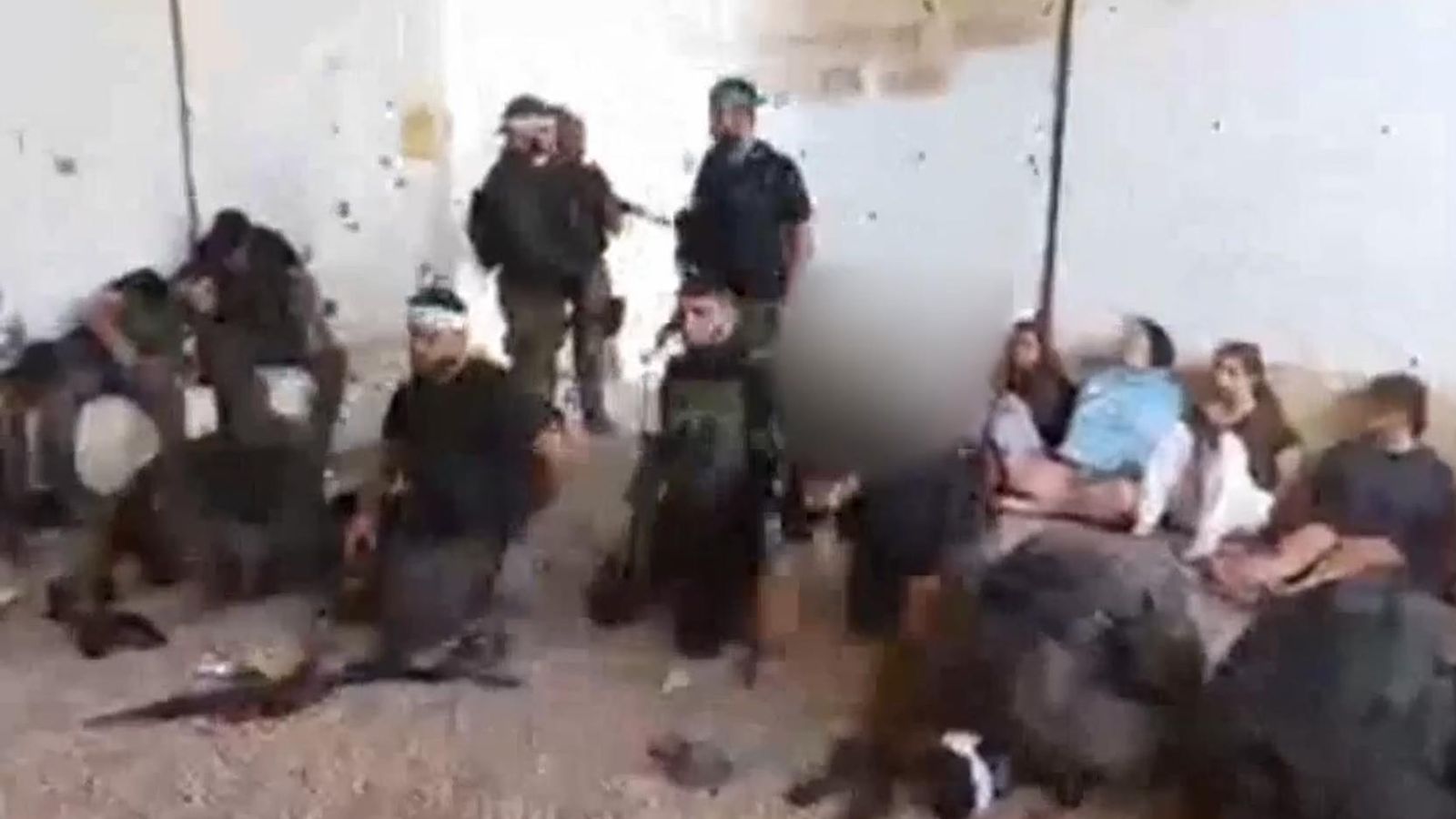 Video showing bloodied Israeli female soldiers captured by Hamas released