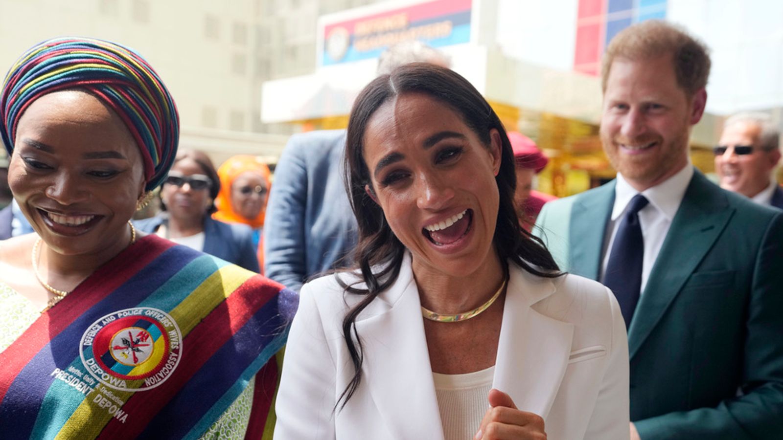 Prince Harry says 'no shame' in mental health struggles as royals begin Nigeria trip