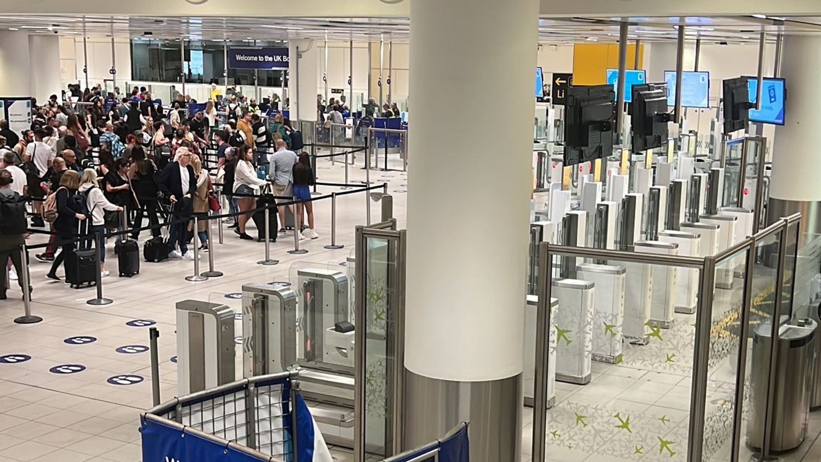 Travel chaos at airports across UK - as London and Manchester confirm ...