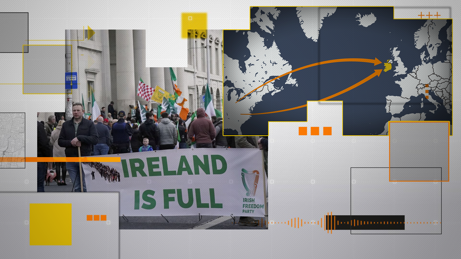 How worldwide social media customers are stoking Ireland’s migration debate