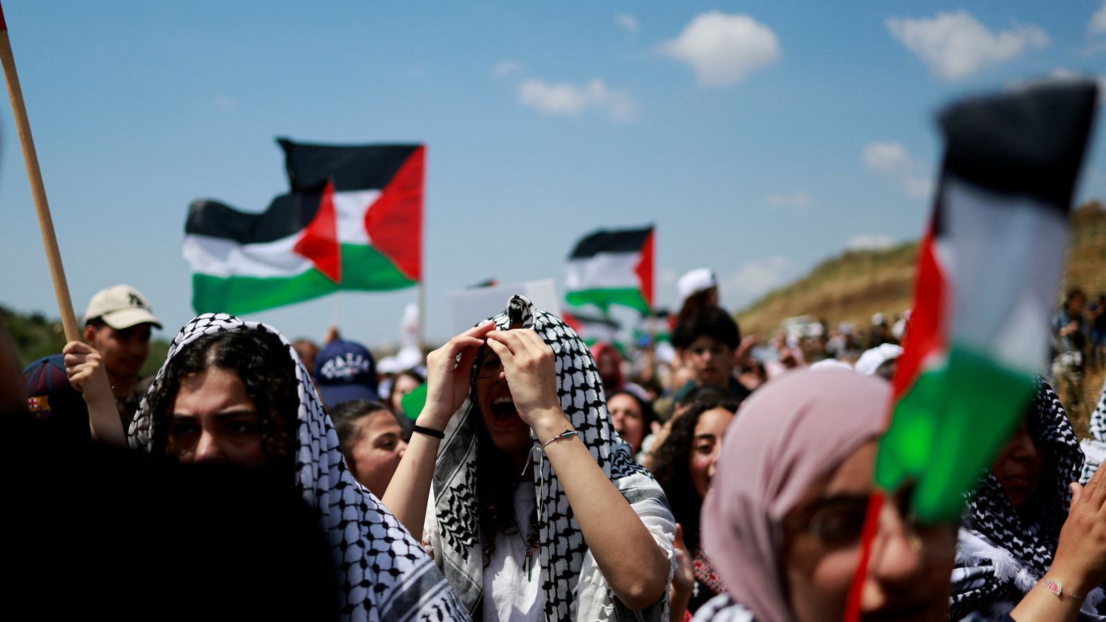 Israel-Gaza latest: Palestinians mark Nakba Day; Israeli defence