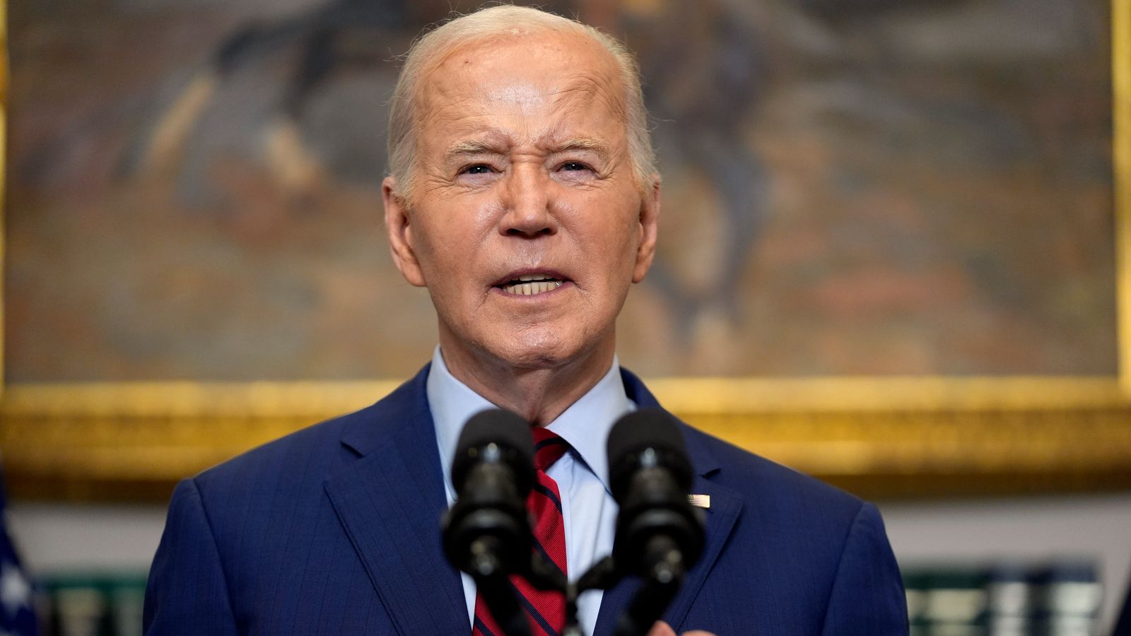 US university protests: President Biden says 'no right to cause chaos' as he speaks out for first time over demonstrations