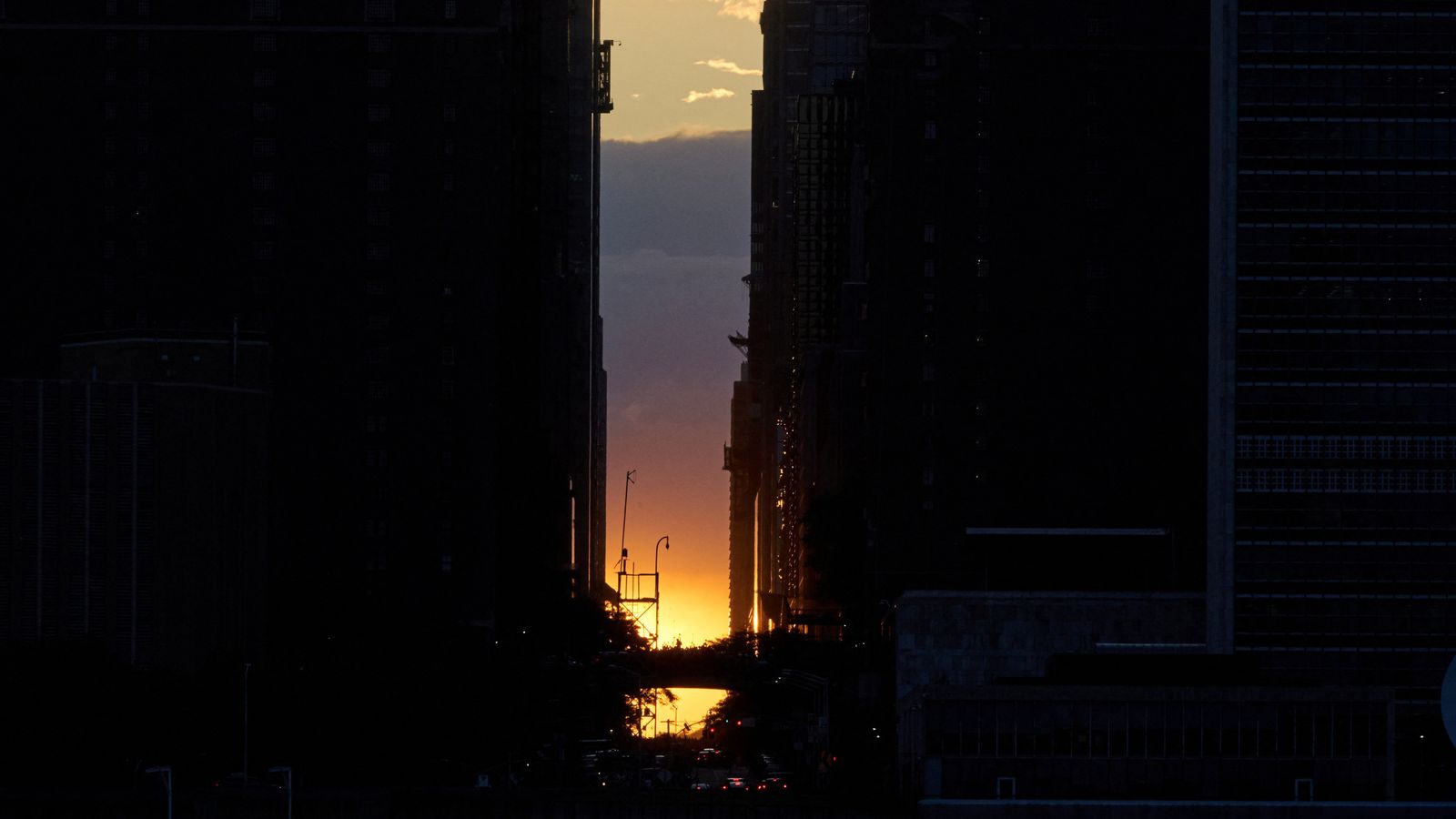 'Manhattanhenge' draws New Yorkers to the streets - here's what you need to know