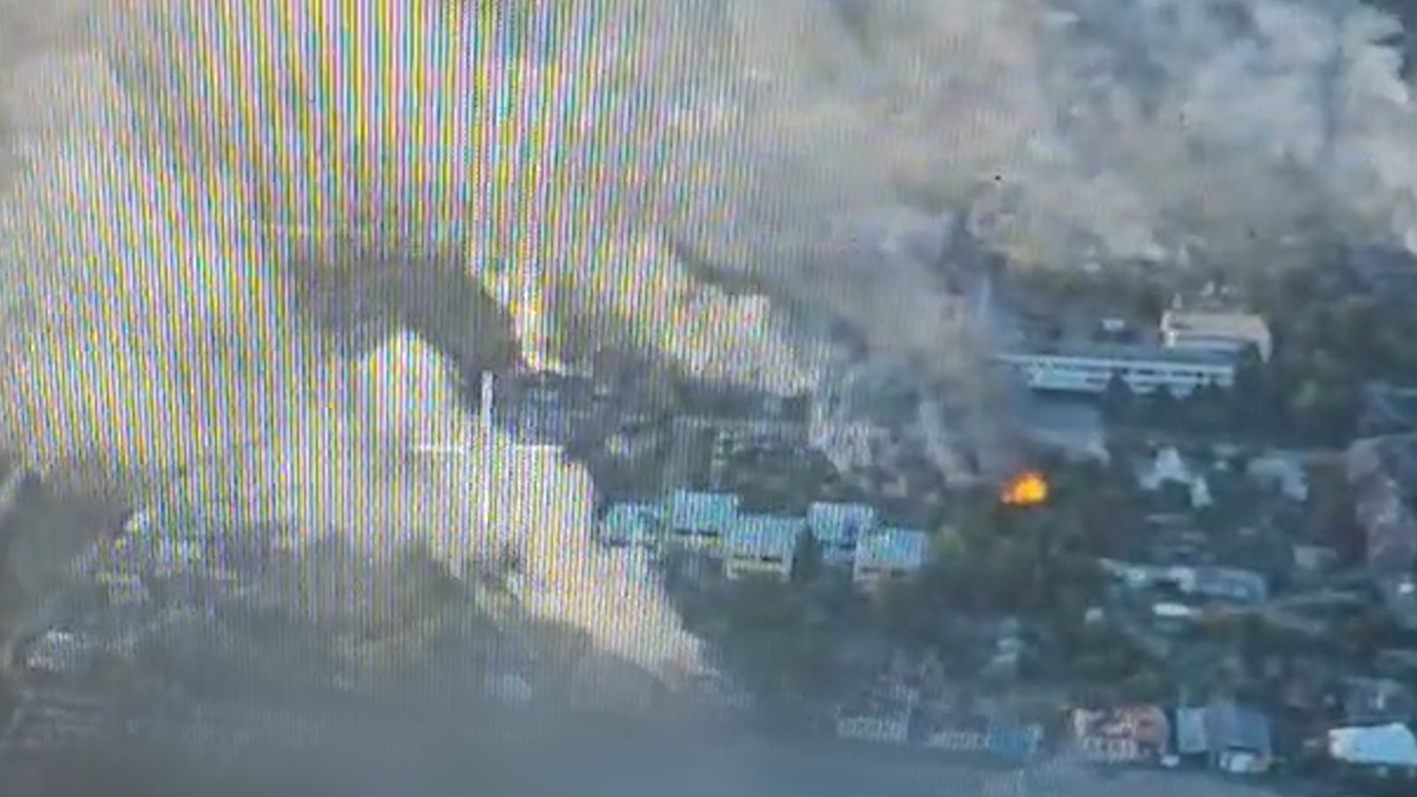 Drone footage shows Russian invasion of Vovchansk as Ukrainian soldiers