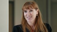 Labour Party deputy leader Angela Rayner talking to members of staff during a visit to London Stansted airport, in Essex Picture date: Wednesday May 29, 2024. Pic: PA