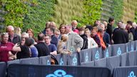 Concert goers arriving at the Co-op Live in Manchester for the Elbow concert. The troubled arena said it has completed an inspection and will open after a string of delays. Pic: PA