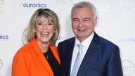 Ruth Langsford and Eamonn Holmes arriving for the TRIC Awards 2022 at Grosvenor House, London. Picture date: Wednesday July 6, 2022.