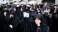People attend a funeral ceremony for the late Iranian President Ebrahim Raisi in Tabriz, East Azerbaijan Province, Iran.
Pic Reuters