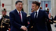  Xi Jinping arrives for a meeting with Emmanuel Macron and European Commission President Ursula von der Leyen  at the Elysee Palace.
Pic Reuters