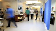 File photo dated 03/10/14 of a ward at the Royal Liverpool University Hospital, Liverpool. 