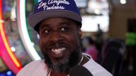 Pic: Eric, visiting Nevada from Washington, thinks Trump will win the presidency