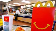 McDonalds is changing its iconic Happy Meal box. Pic: AP 
